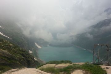 vista dall'arrivo al Pontese