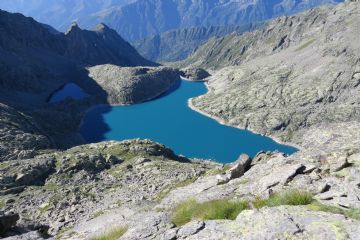 Il lago di Valsoera e Motta
