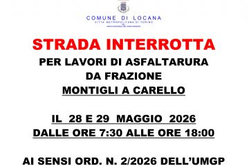Attenzione – Strada interrotta
