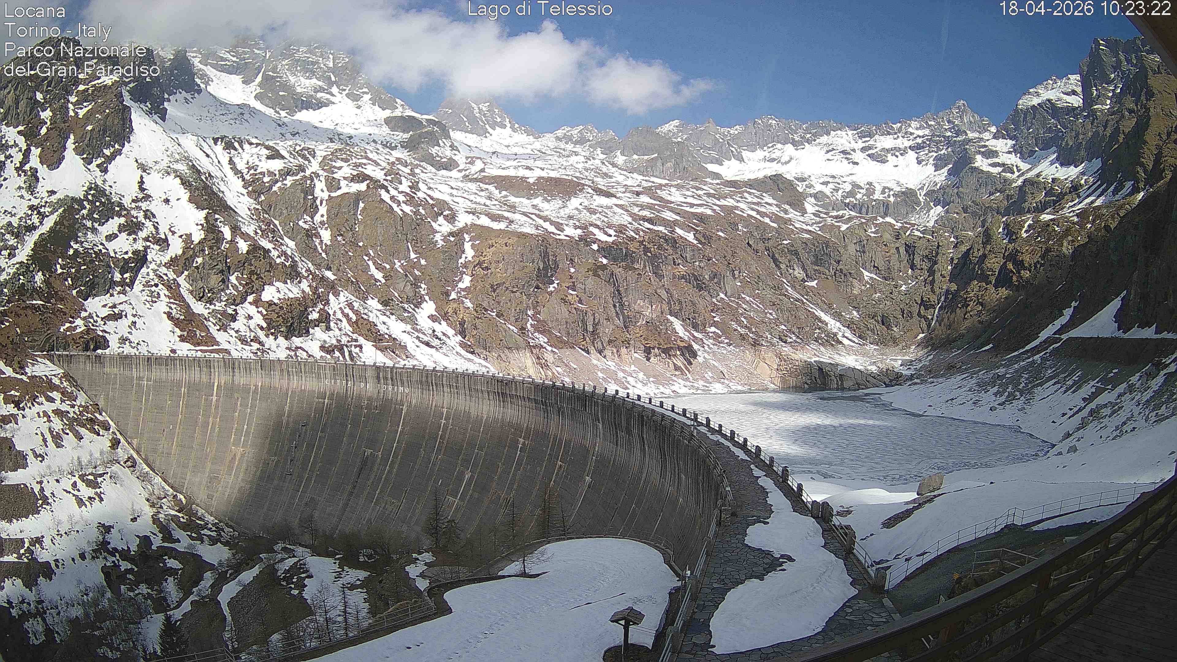 immagine della webcam nei dintorni di Forno Alpi Graie: webcam Locana