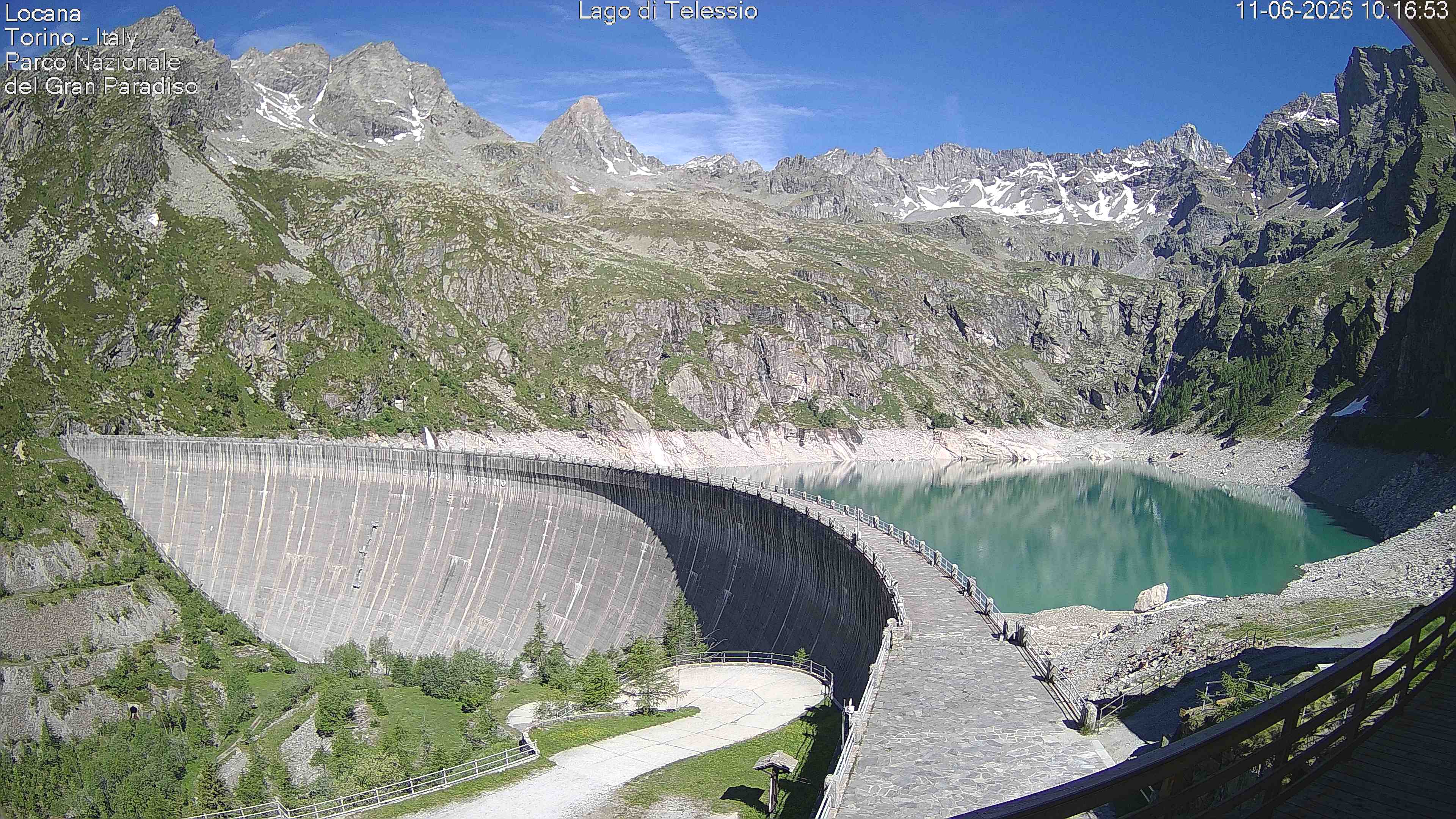 immagine della webcam nei dintorni di Mezzenile: webcam Locana