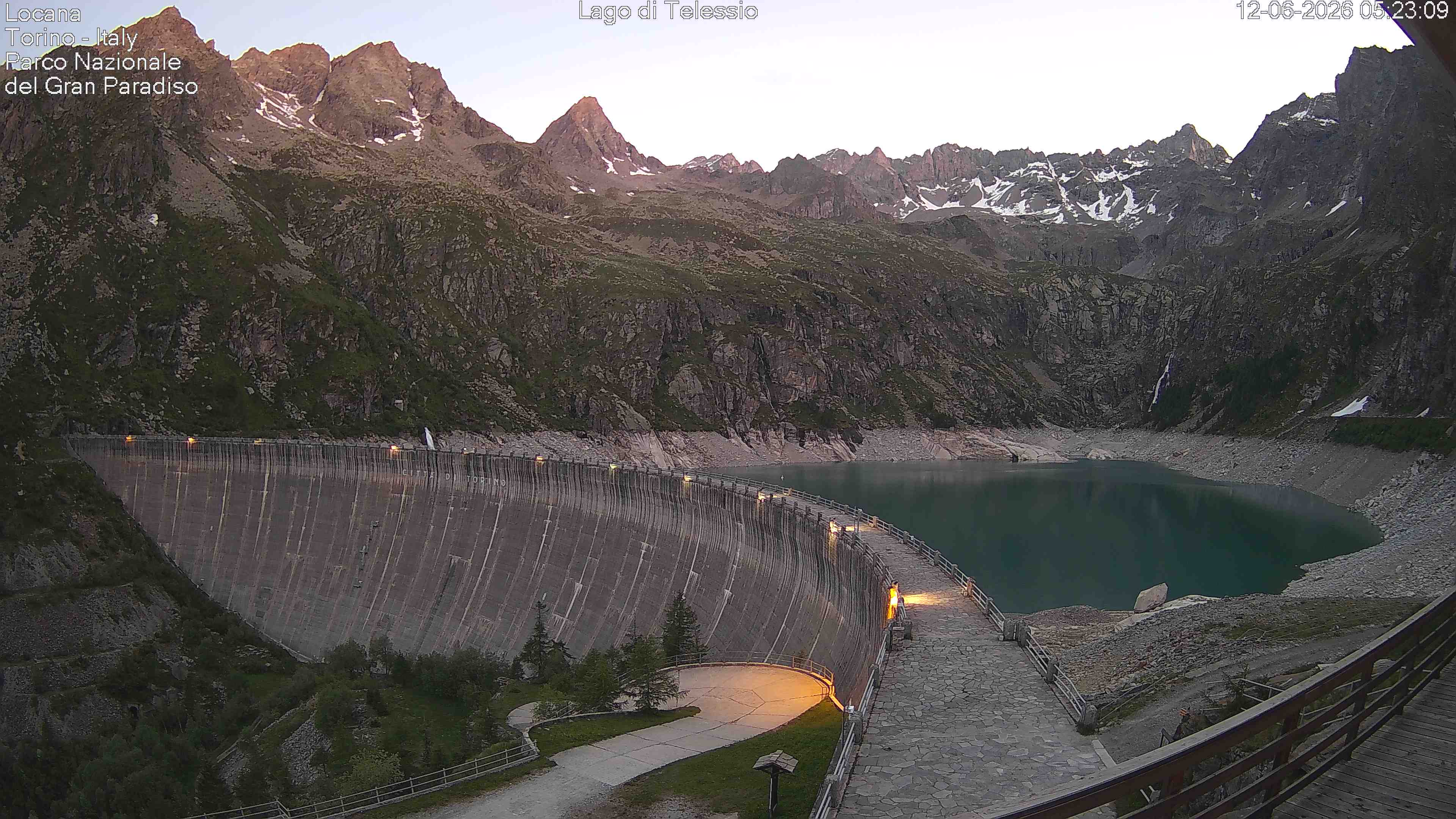 immagine della webcam nei dintorni di Ceresole Reale: webcam Locana