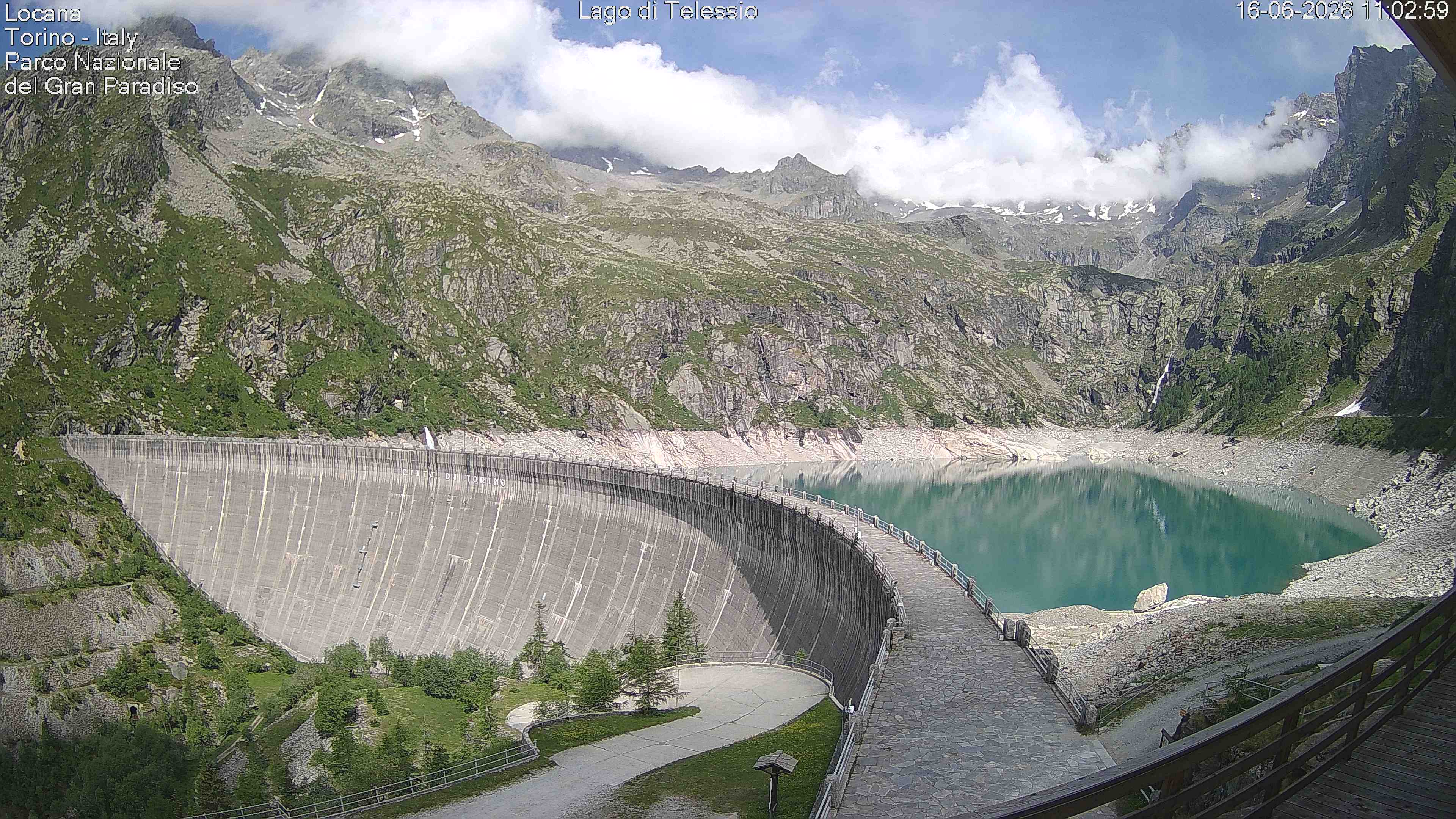 immagine della webcam nei dintorni di Cantoira: webcam Locana
