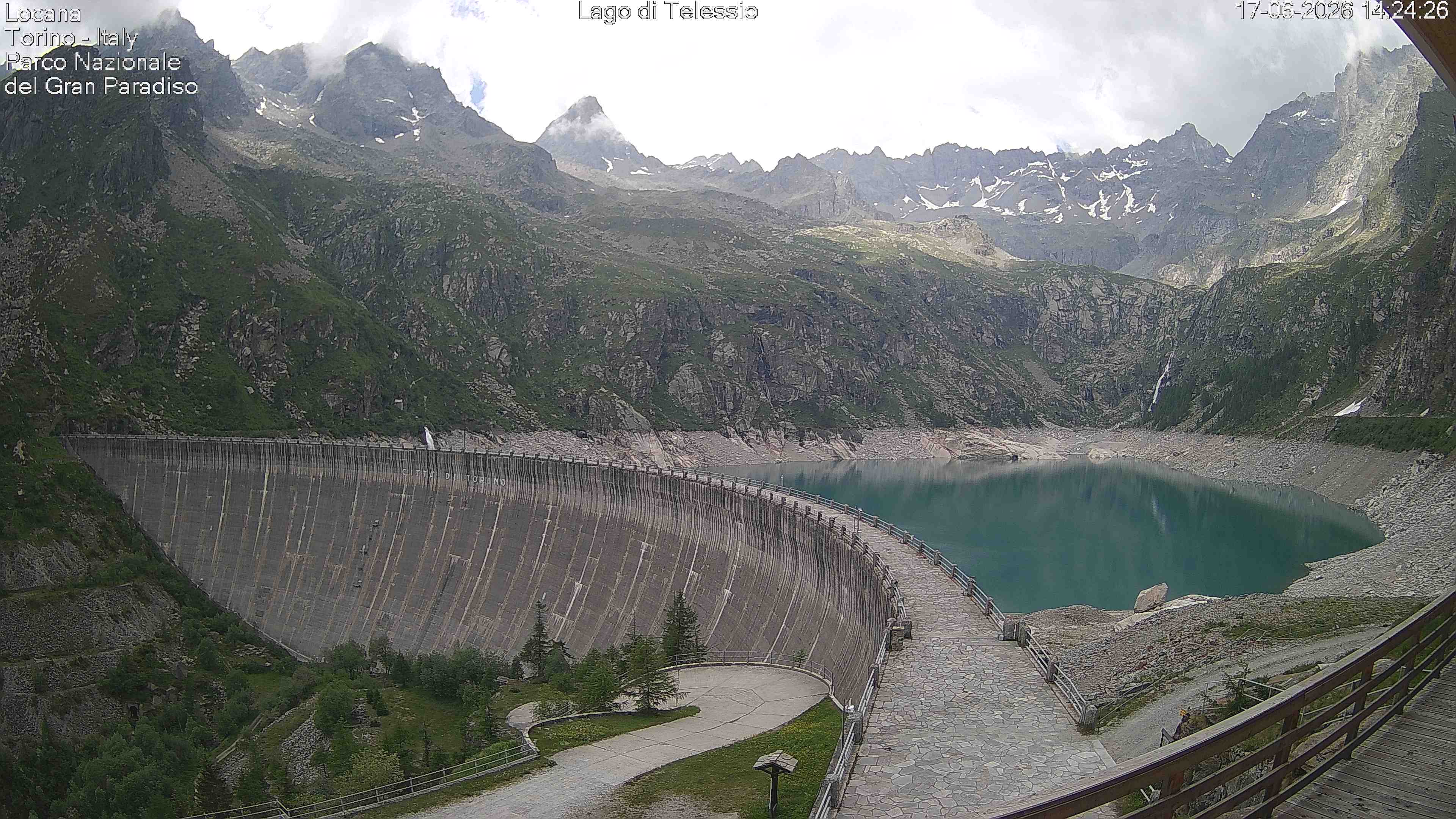immagine della webcam nei dintorni di Pont: webcam Locana