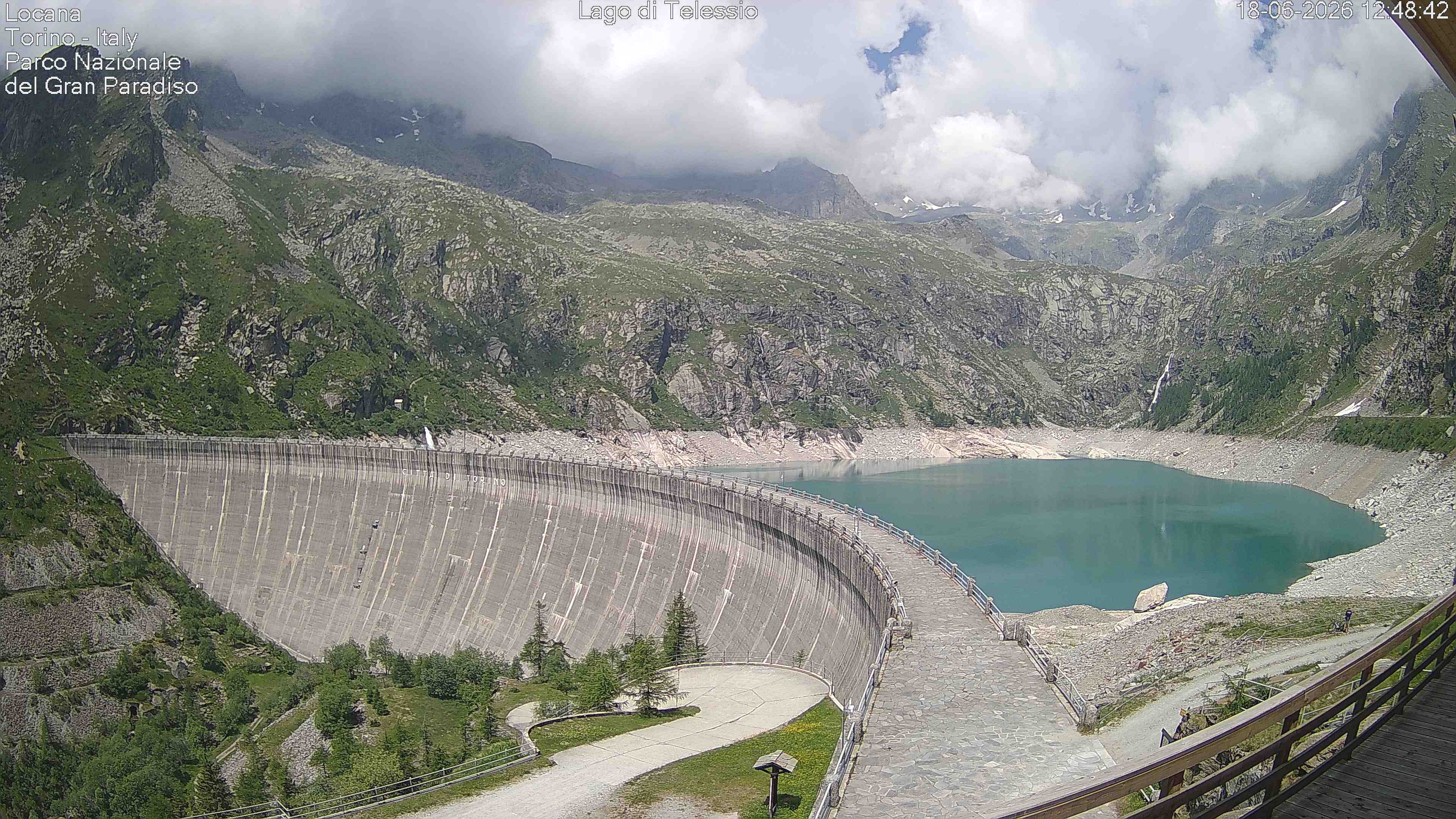immagine della webcam nei dintorni di Alpette: webcam Locana