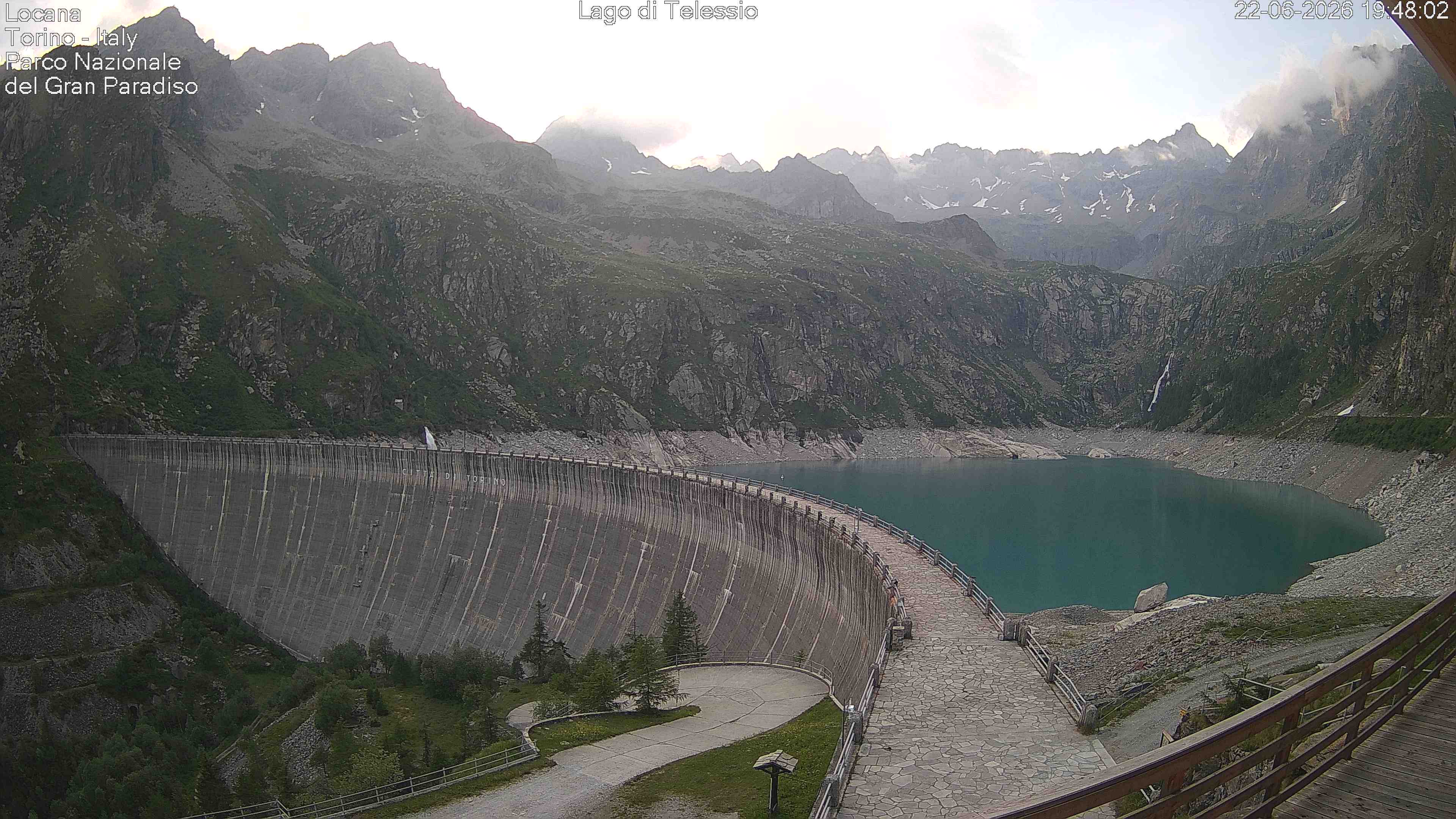 immagine della webcam nei dintorni di Ceresole Reale: webcam Locana