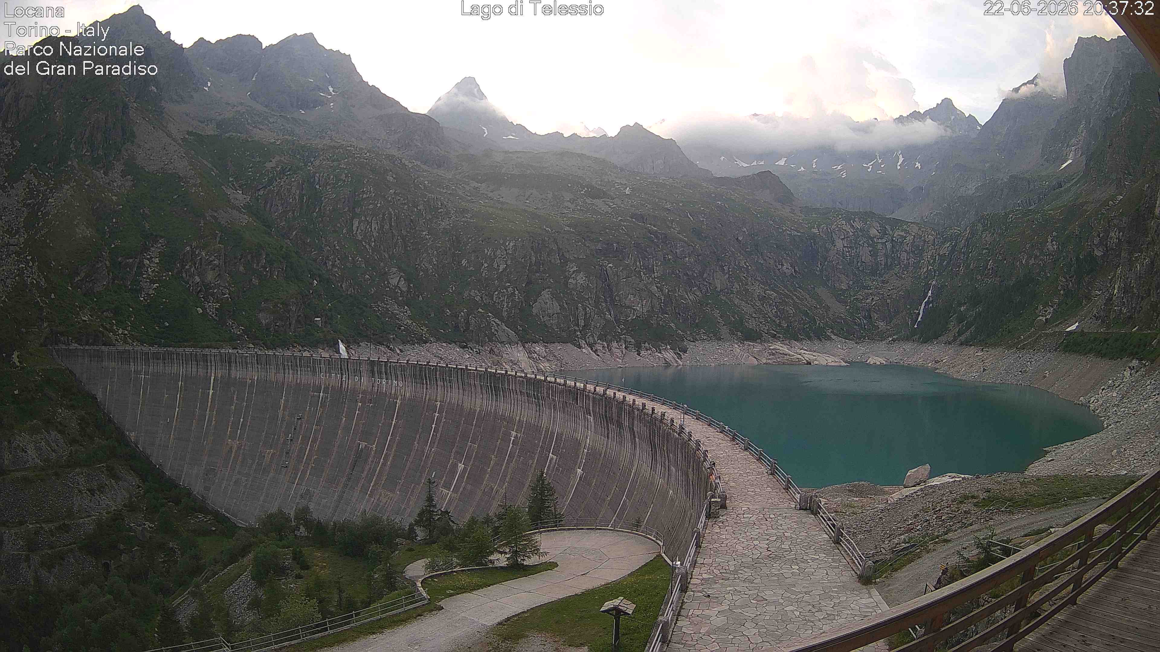 immagine della webcam nei dintorni di Ceresole Reale: webcam Locana
