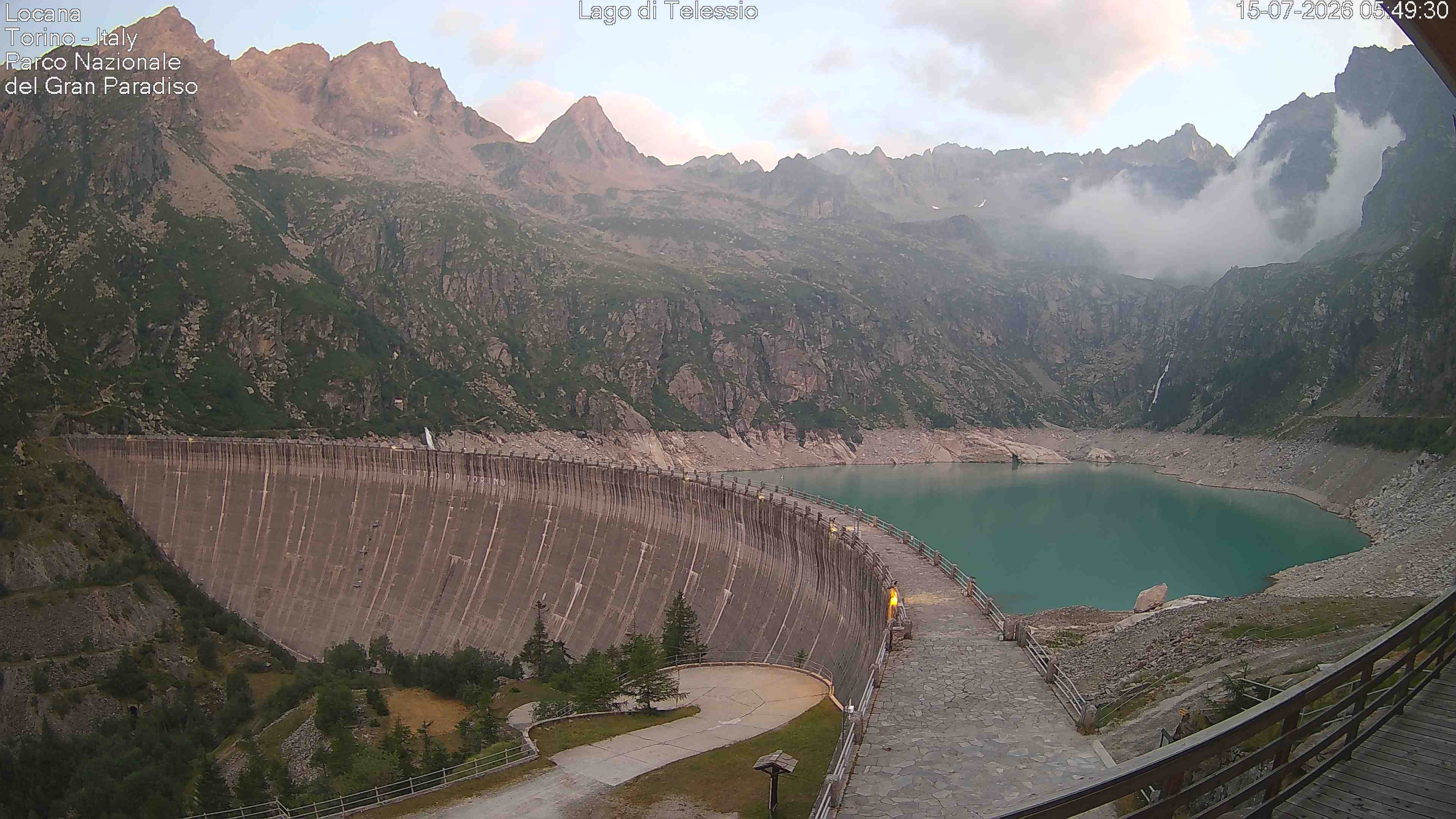 immagine della webcam nei dintorni di Forno Alpi Graie: webcam Locana